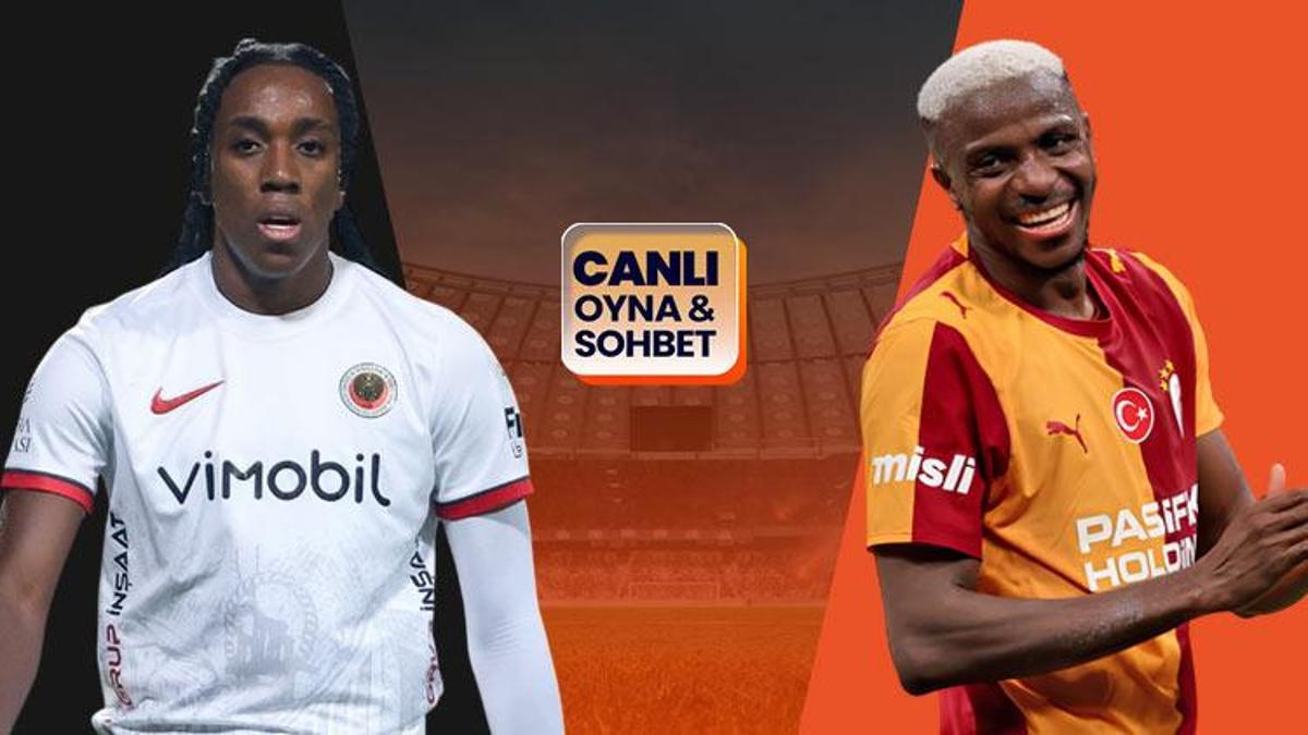 Galatasaray, Gençlerbirliği'ne konuk olacak! Maçın heyecanı canlı sohbet ile Misli'de