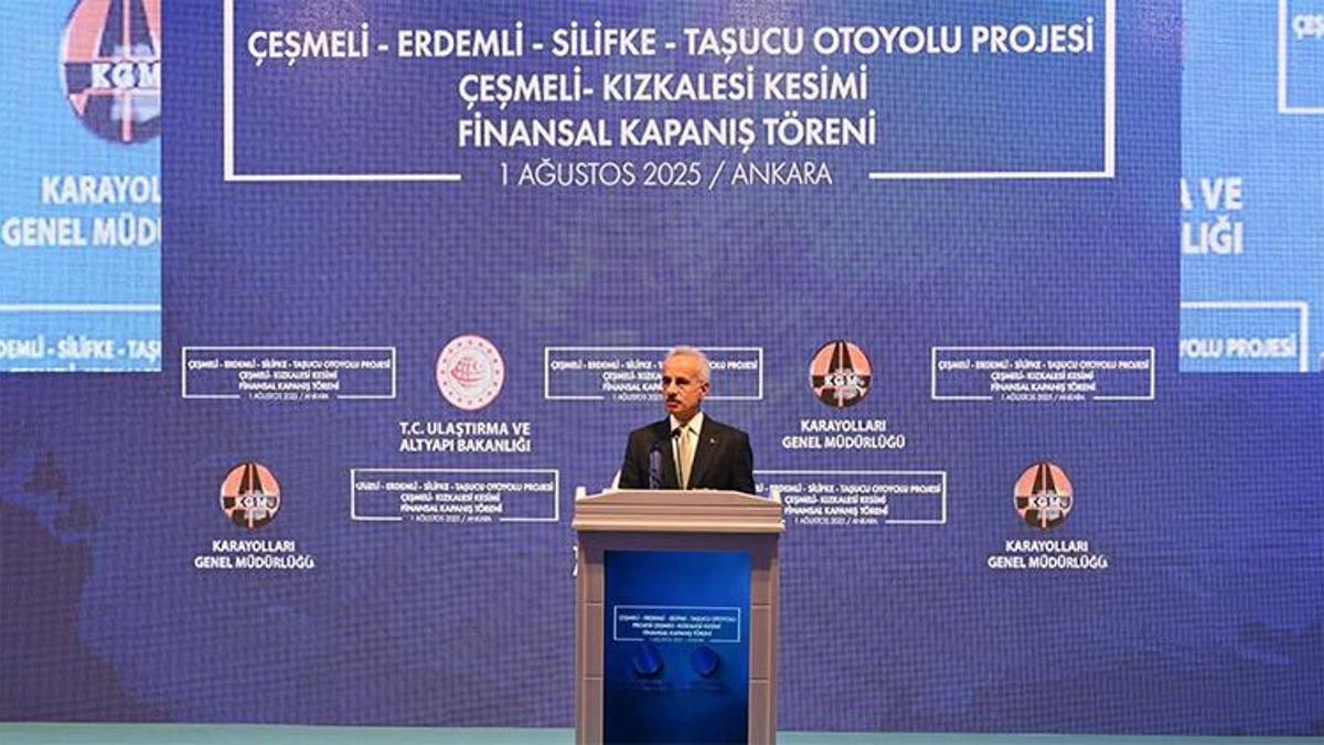 Çeşmeli-Kızkalesi Otoyolu trafiğe açılıyor! 2,5 saate varan seyahat süresi 18 dakikaya düşecek