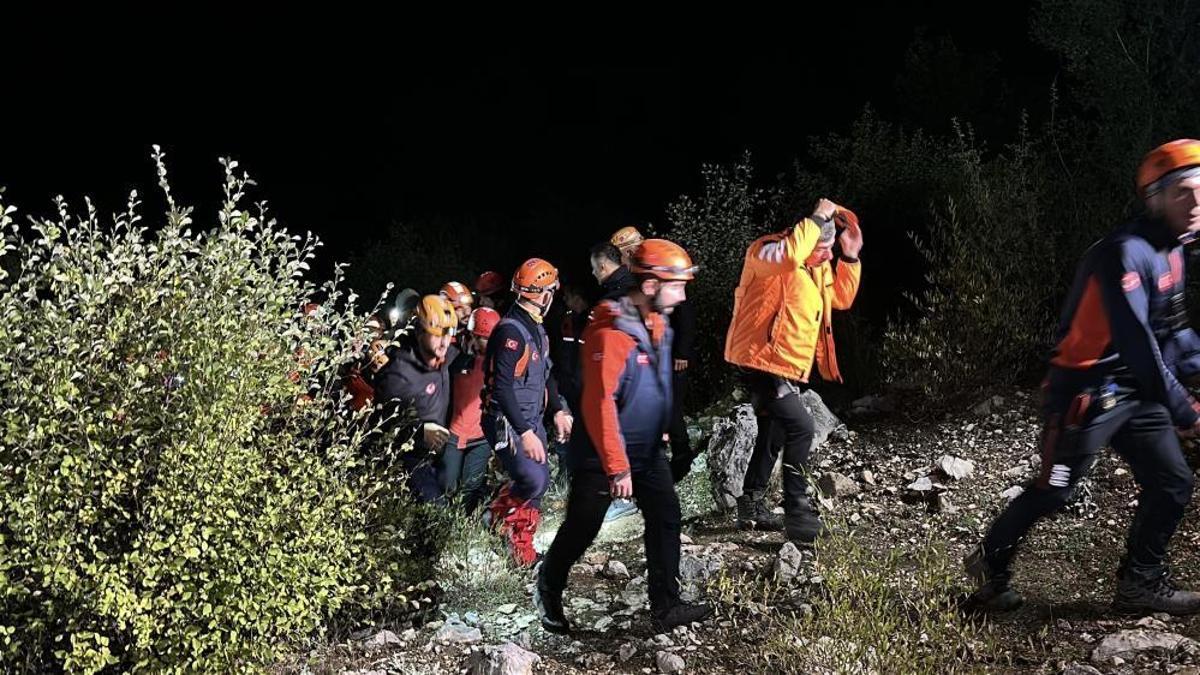 Isparta'da Yazılı Kanyon'da hayatını kaybeden şahsın cansız bedenine ulaşıldı