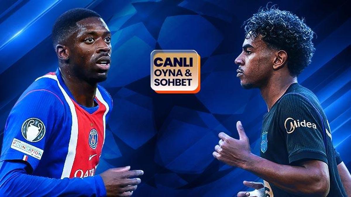 Şampiyonlar Ligi'nde PSG, Barcelona'yı ağırlıyor! Dev maçın heyecanı canlı sohbet ile Misli'de