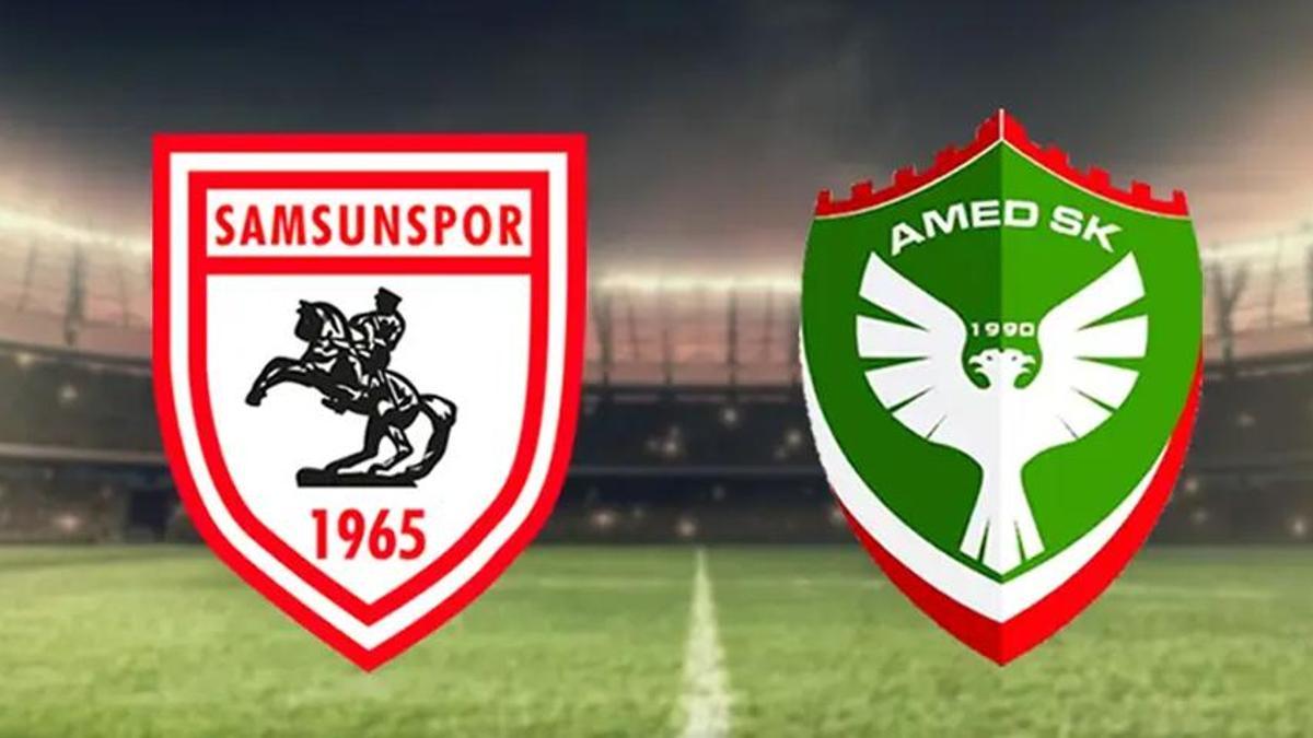 Samsunspor-Amedspor maçı öncesi yeni karar!