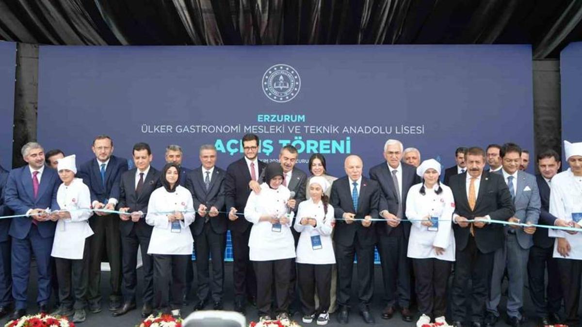 Erzurum’da Türkiye Gastronomi Liseleri Projesi’nin ilk adımı atıldı