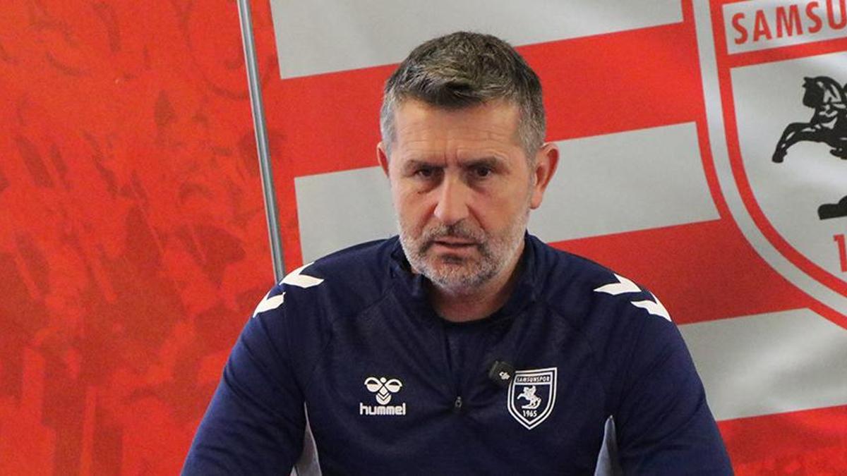 Samsunspor'da Nenad Bjelica 'katılmıyorum' deyip tehlikeyi açıkladı