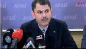 Bakan Kurum'dan deprem bölgesinde yeni açıklama