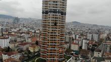 Kartal’da 34 katlı binada yangın