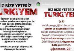 Abdülkadir Ömür, Milli Dayanışma Kampanyası’na maaşının yarısını bağışladı