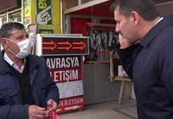 Sokağa çıkması yasaktı, valiye yakalandı