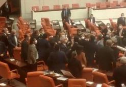 TBMM'de MHP ve HDP grupları arasında gerginlik yaşandı