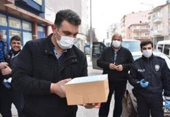 Kars'ta kavga ihbarına giden polislere pastalı sürpriz