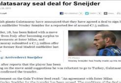 Dünya basınında Sneijder manşet oldu!
