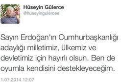 Zaman yazarı: Oyum Erdoğan'a