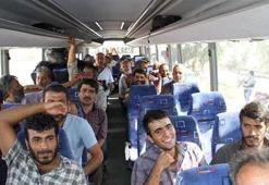 Türk şoförleri Erbil Başkonsolosu teslim aldı!