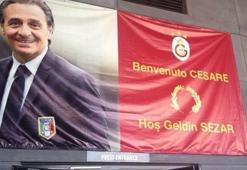 G.Saray'dan pankartlı karşılama!