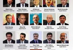 İşte yeni kabine!