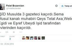 IŞİD 3 gazeteci kaçırdı