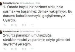 Nur Serter'den 'istifa' açıklaması!