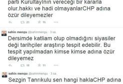 Tanrıkulu'nun Dersim özürü CHP'yi karıştırdı!