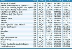 Kuruşu kuruşuna emekli maaşları!