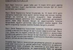 Hayri İnönü'den flaş açıklama