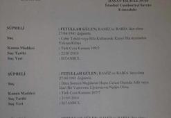 Gülen hakkında yakalama kararı!
