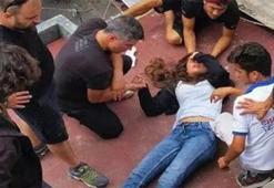 Ayça Ayşin Turan film setinde çatıdan düştü!