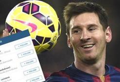 Messi’den Chelsea işareti