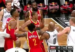 NBA'de yumruklar konuştu