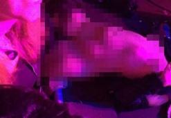 Sevişen çift konsere damga vurdu