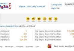 Sayısal Loto çekildi - Sayısal Loto 21 Mart sonucu