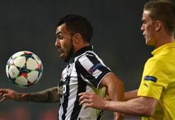 Tevez attı Juve kazandı