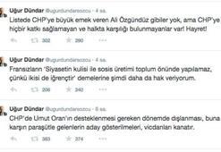 CHP'ye en sert tepki Uğur Dündar'dan