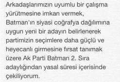 AK Parti'de sürpriz gelişme! Adaylıktan çekildiler