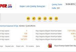 Süper Loto çekildi - Süper Loto 16 Mart sonucu