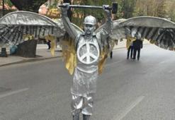 Ankara 1 Mayıs kortejinde madenci