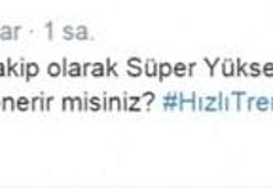 Süper hızlı trene isim aranıyor