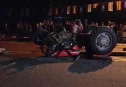 Sakarya'da traktör ile otomobil çarpıştı: 3 ölü, 2 yaralı