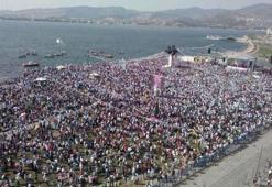 Mitinge katılım İzmir'i de soyal medyayı da salladı