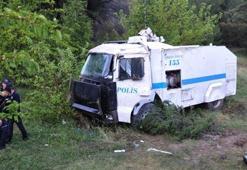 TOMA takla attı: 2 polis yaralı