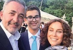 Arzum Onan ve Mehmet Aslantuğ'un oğlu mezun oldu