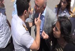 Adliye önünde polis müdahalesi