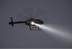 Polis helikopterleri havalandı!