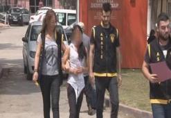 2 aylık hamile kadın 2 çocukla hırsızlık yaptı!