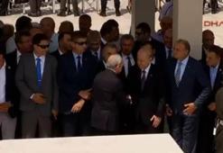 3 lider de şehit cenazesinde!