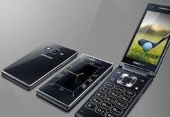 Samsung'tan çift ekranlı kapaklı telefon