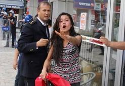 Şehit cenazesi öncesi gerginlik