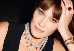 Carla Bruni dünyaca ünlü markanın yüzü oldu