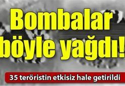Gara'da 35 terörist etkisiz hale getirildi!