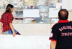 İntihara kalkışan genç kızı polis kurtardı