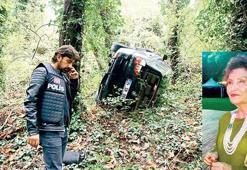 Bayan Hunca, otomobiliyle Belgrat Ormanı’na uçmuş