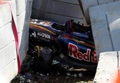Formula 1'de feci kaza